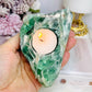Chunky Green Fluorite Candle Holder 564g