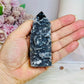 Black Druzy Sphalerite Tower 9cm