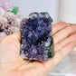 Amethyst Base Cut Cluster 7cm