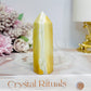 Sky Blue Quartz Tower 8.5cm