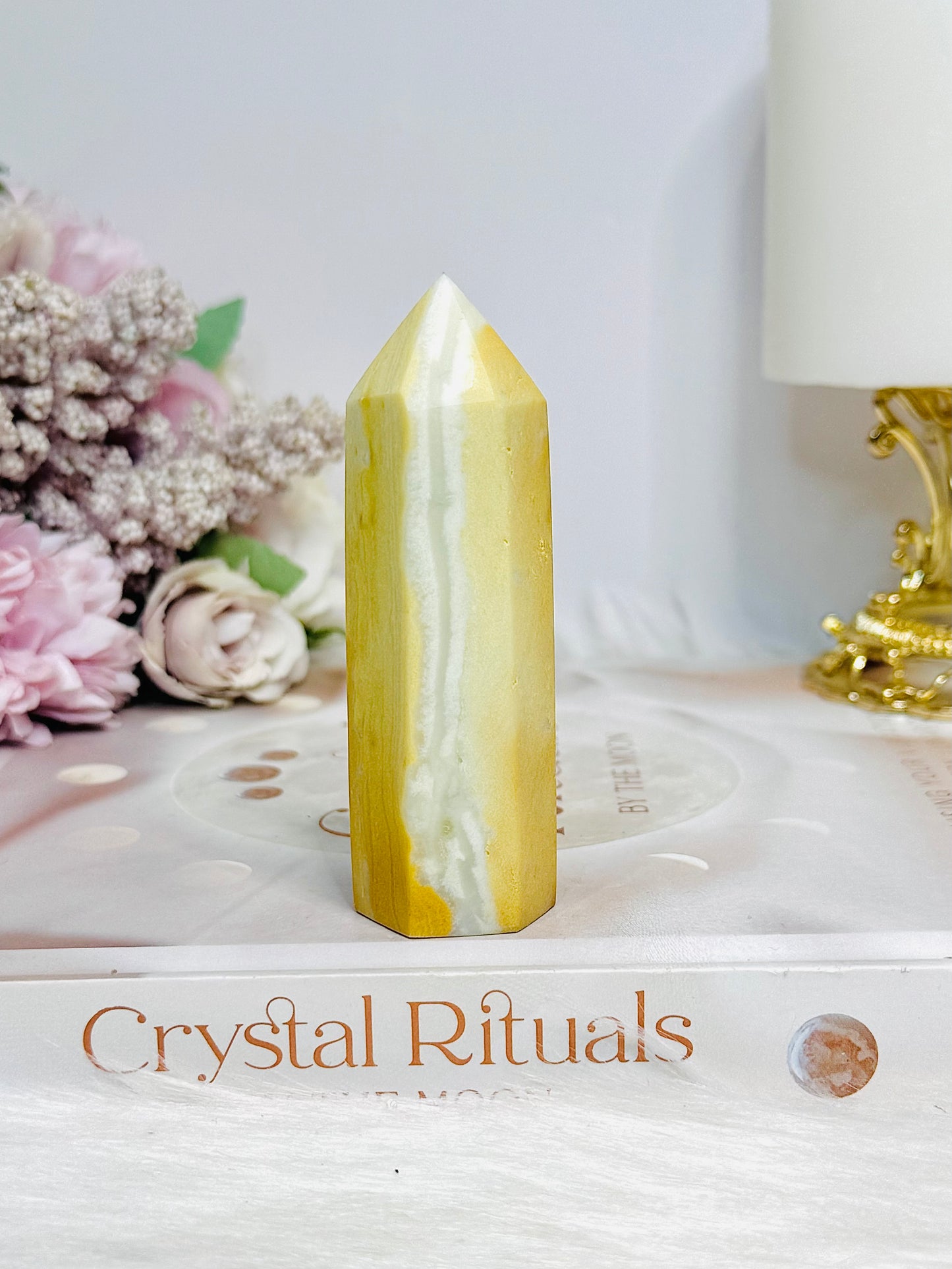 Sky Blue Quartz Tower 8.5cm