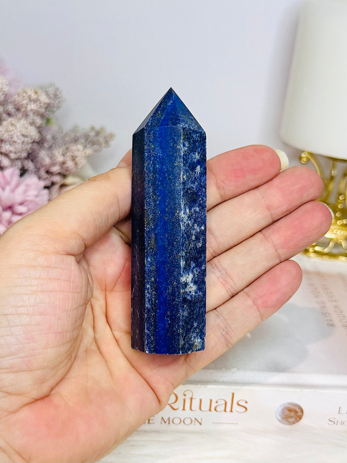 High Grade Lapis Lazuli Tower 9cm