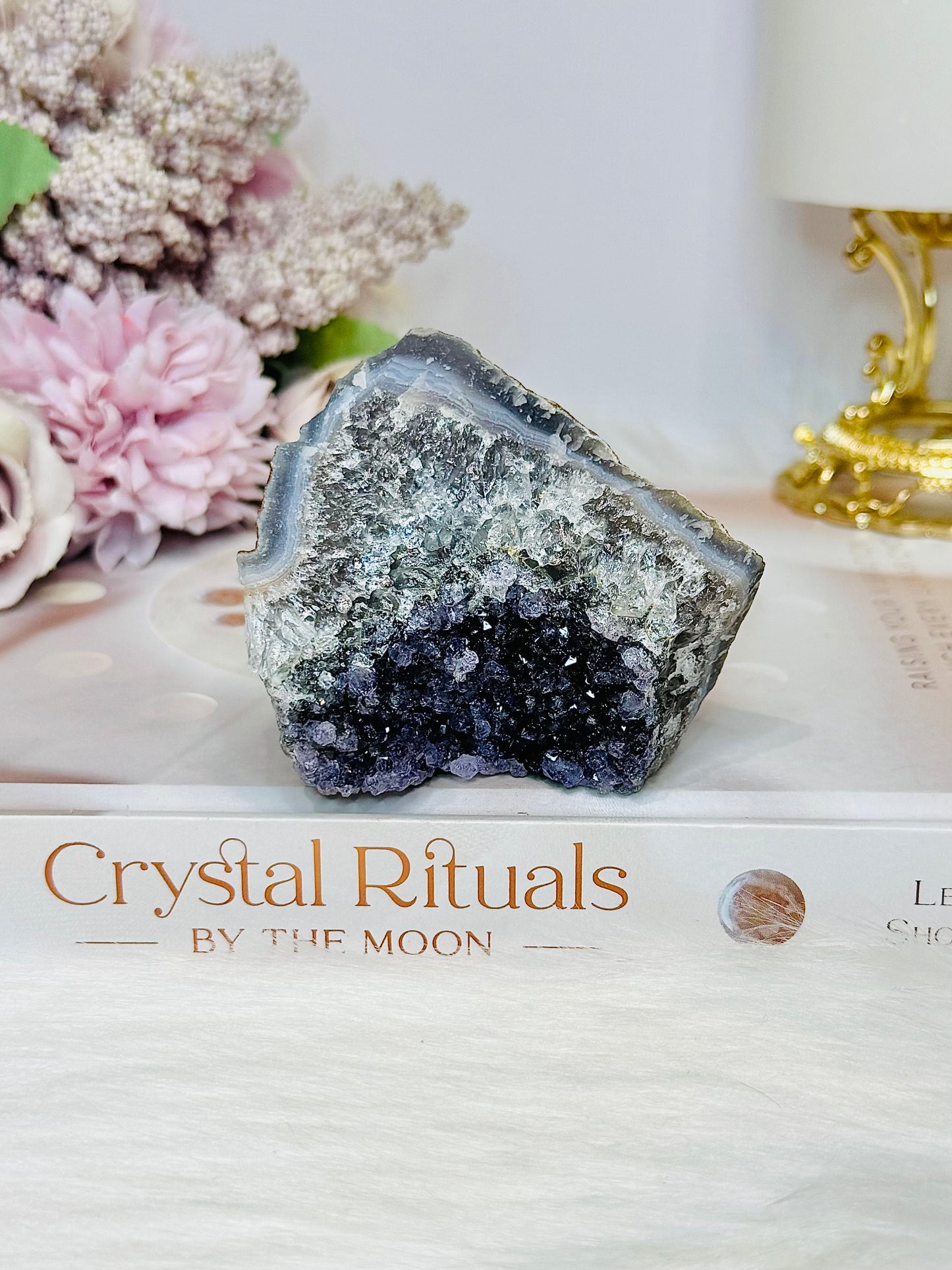Natural Amethyst Cluster 8cm