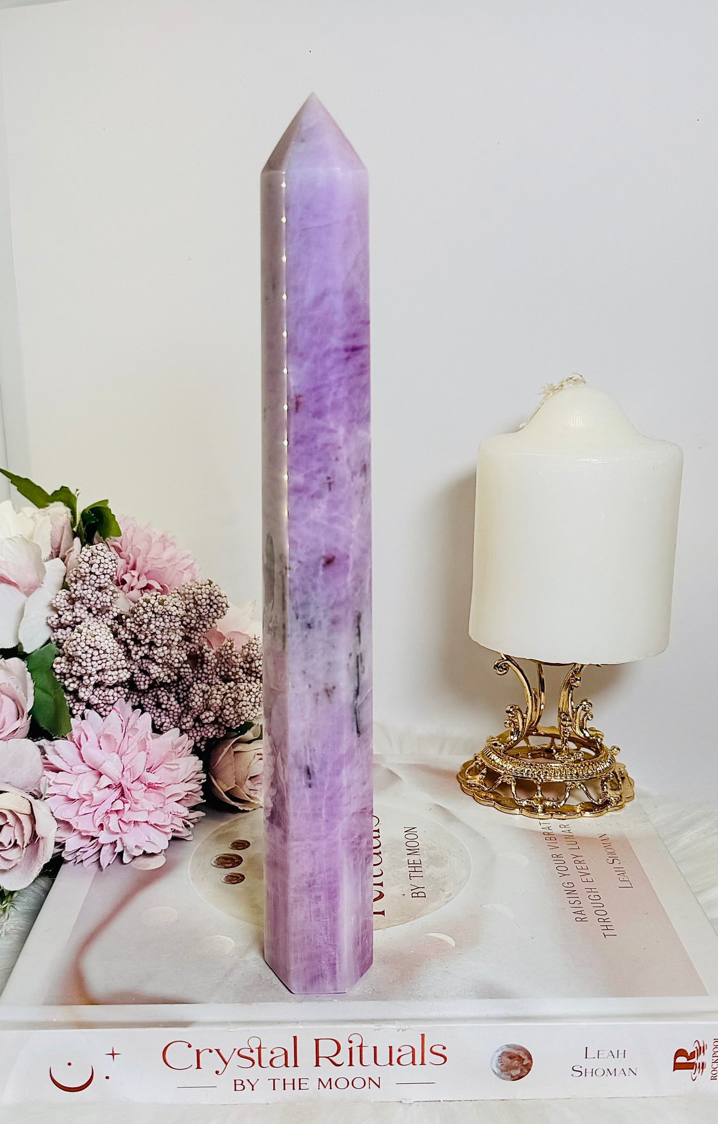 A Collectors Piece ~ Truly Divine Large 24cm Kunzite Tower