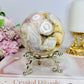 Large Flower Agate Druzy Sphere 646g On Stand