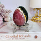 Beautiful Natural Ocean Jasper Carved Egg On Stand