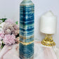 Large Blue Onyx Generator | Tower 21.5cm 728g