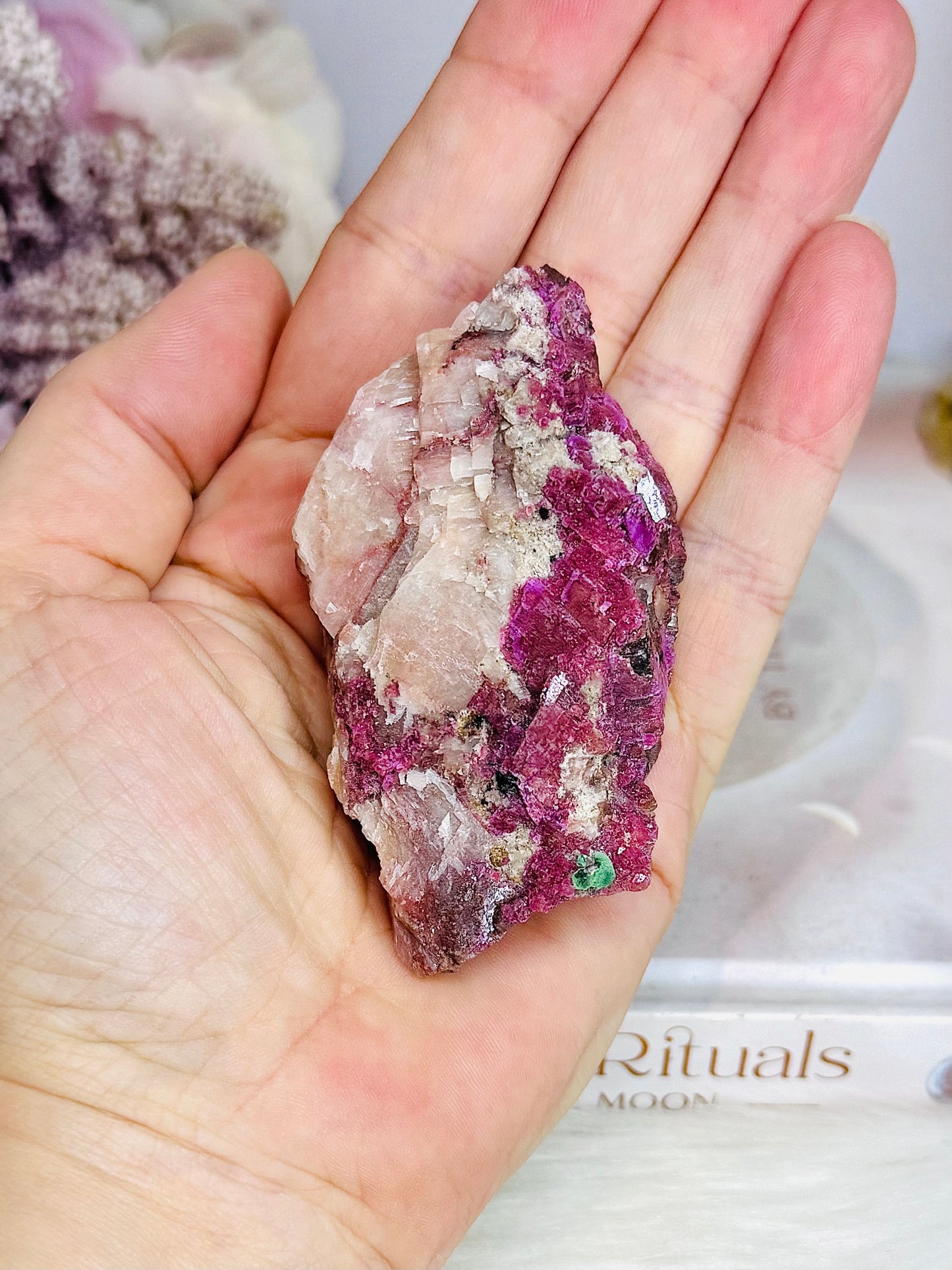 Natural Pink Cobaltian Calcite Specimen 7.5cm
