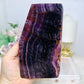 Natural Large Purple Fluorite Slab 16.5cm 550g (reduced as slab has scratches)