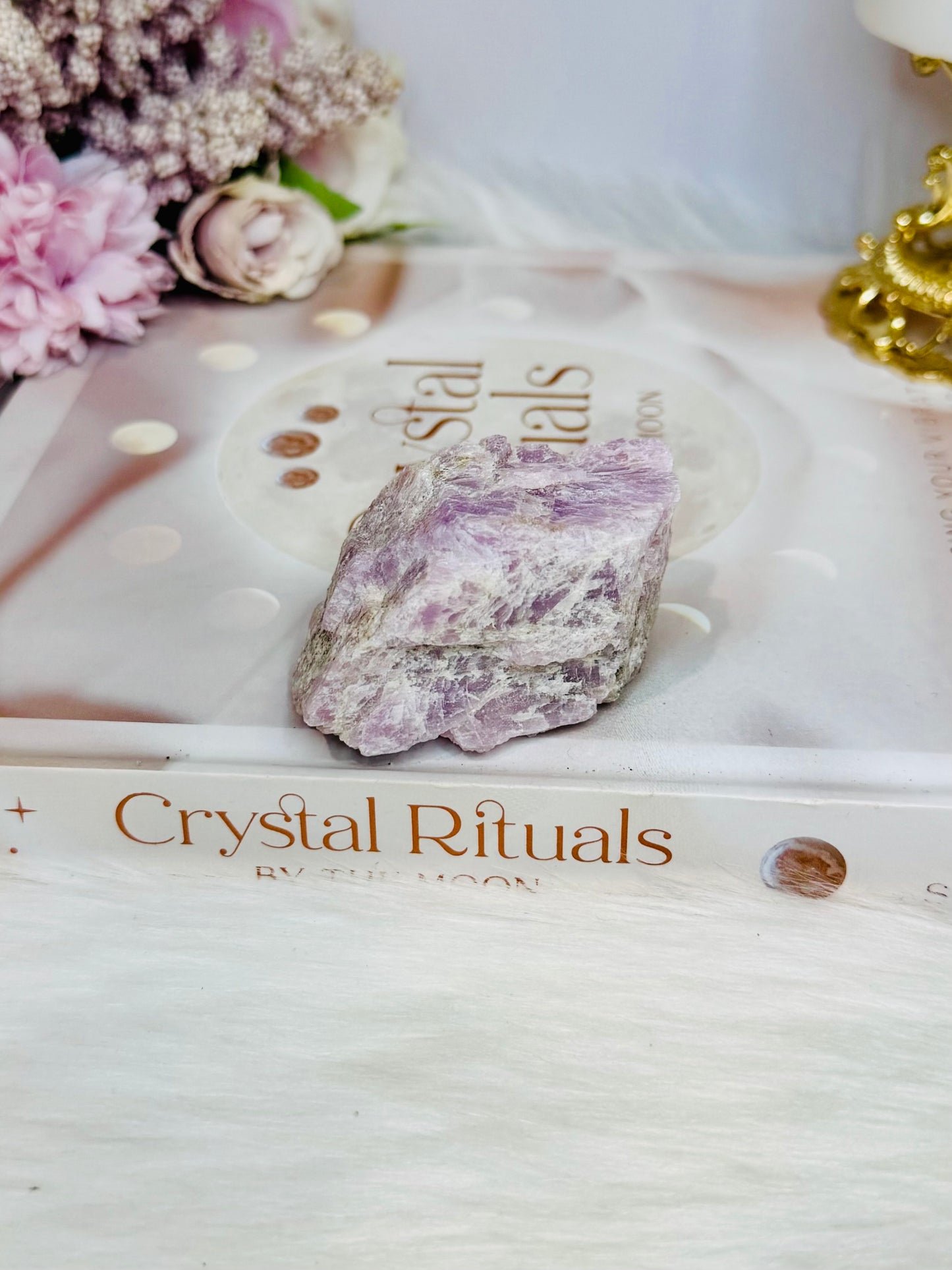 Natural Kunzite Specimen 119g