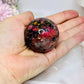 High Grade Rhodonite Sphere on Stand