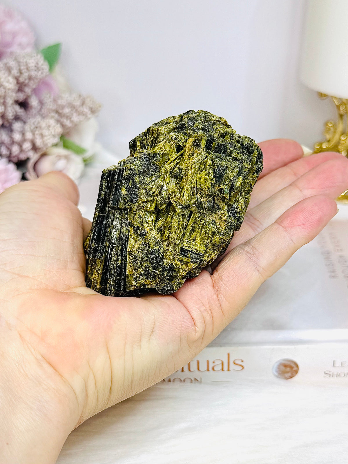 Natural Green Tourmaline Specimen 254g