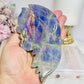 Large Labradorite Butterfly Wings With Purple Flash 21cm Tall