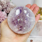 Large Druzy Amethyst Sphere on Stand 618g