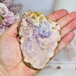 Natural Pink Amethyst Slab on Stand 10cm 166g