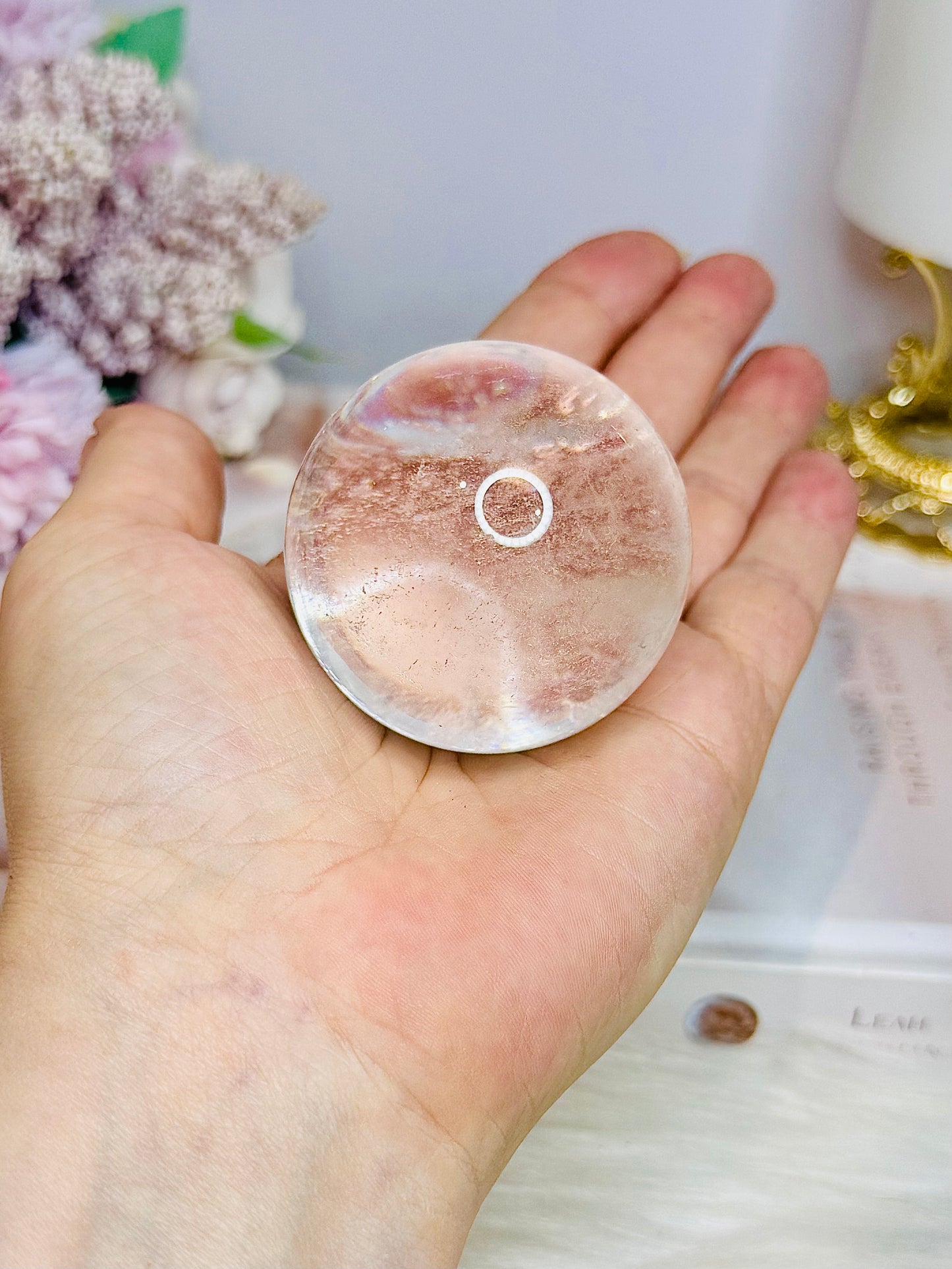 Clear Quartz Sphere On Stand 171g