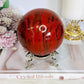 Red Jasper Huge Sphere On Stand 1.5KG 10cm