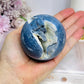 Rare Blue Coral Fossil Sphere on Stand 305g