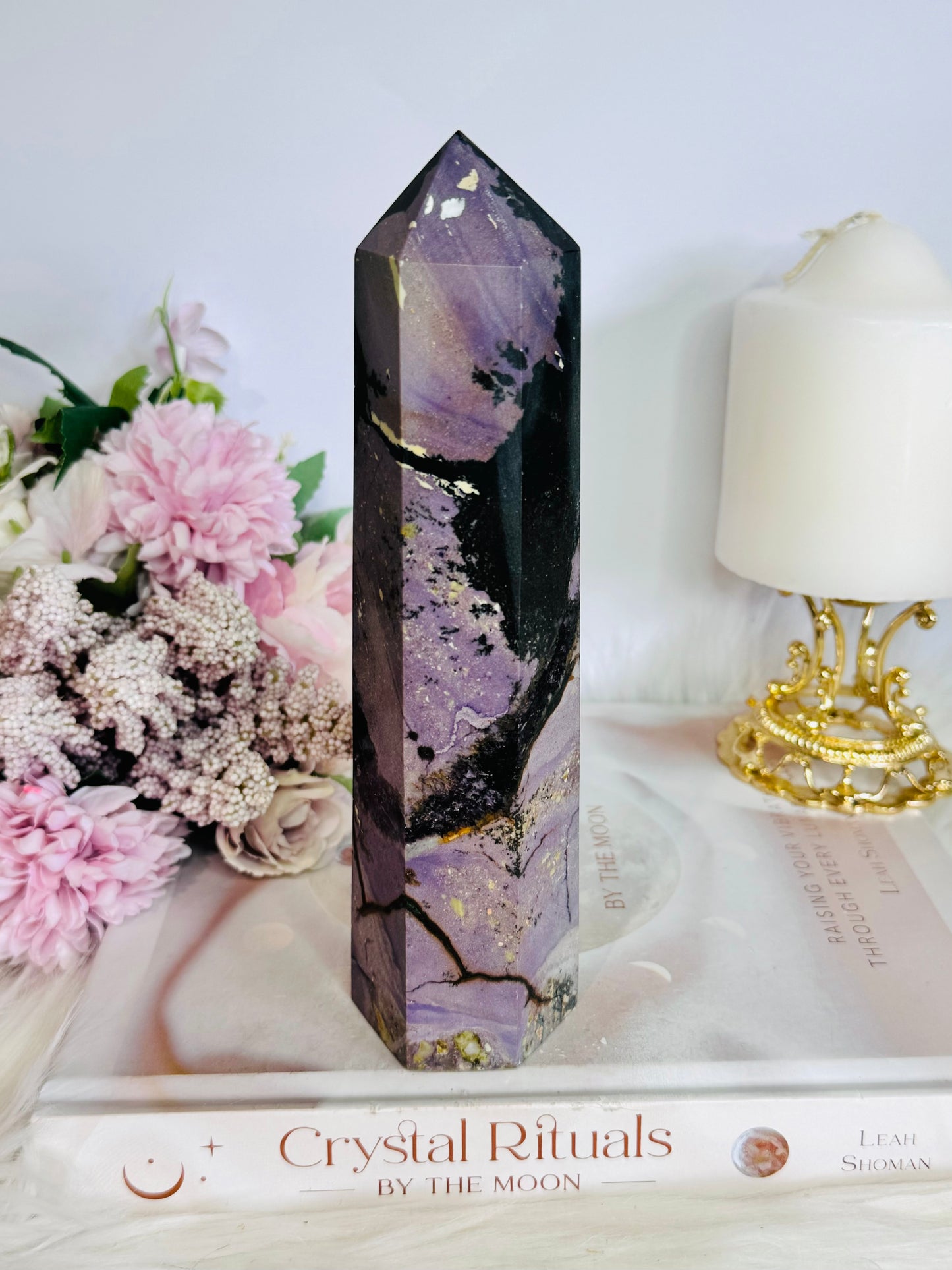 Stunning Large Chunky Root Fluorite Tower 19cm