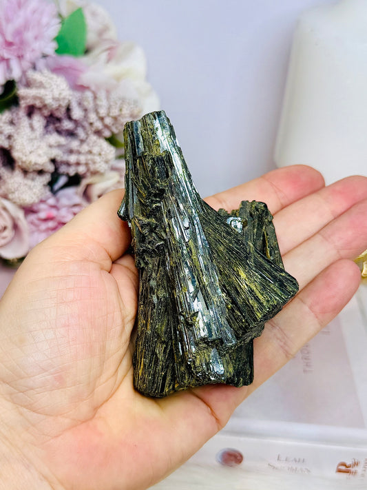 Natural Green Tourmaline Specimen 237g