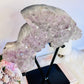 MASTER PIECE!!!! Huge 30cm 3.92KG Amethyst Cluster Carved Dolphin On Stand From Brazil