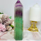 Watermelon Fluorite Chunky Tower 17cm