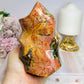 High Grade Ocean Jasper Carved Flame 13cm 1.1KG