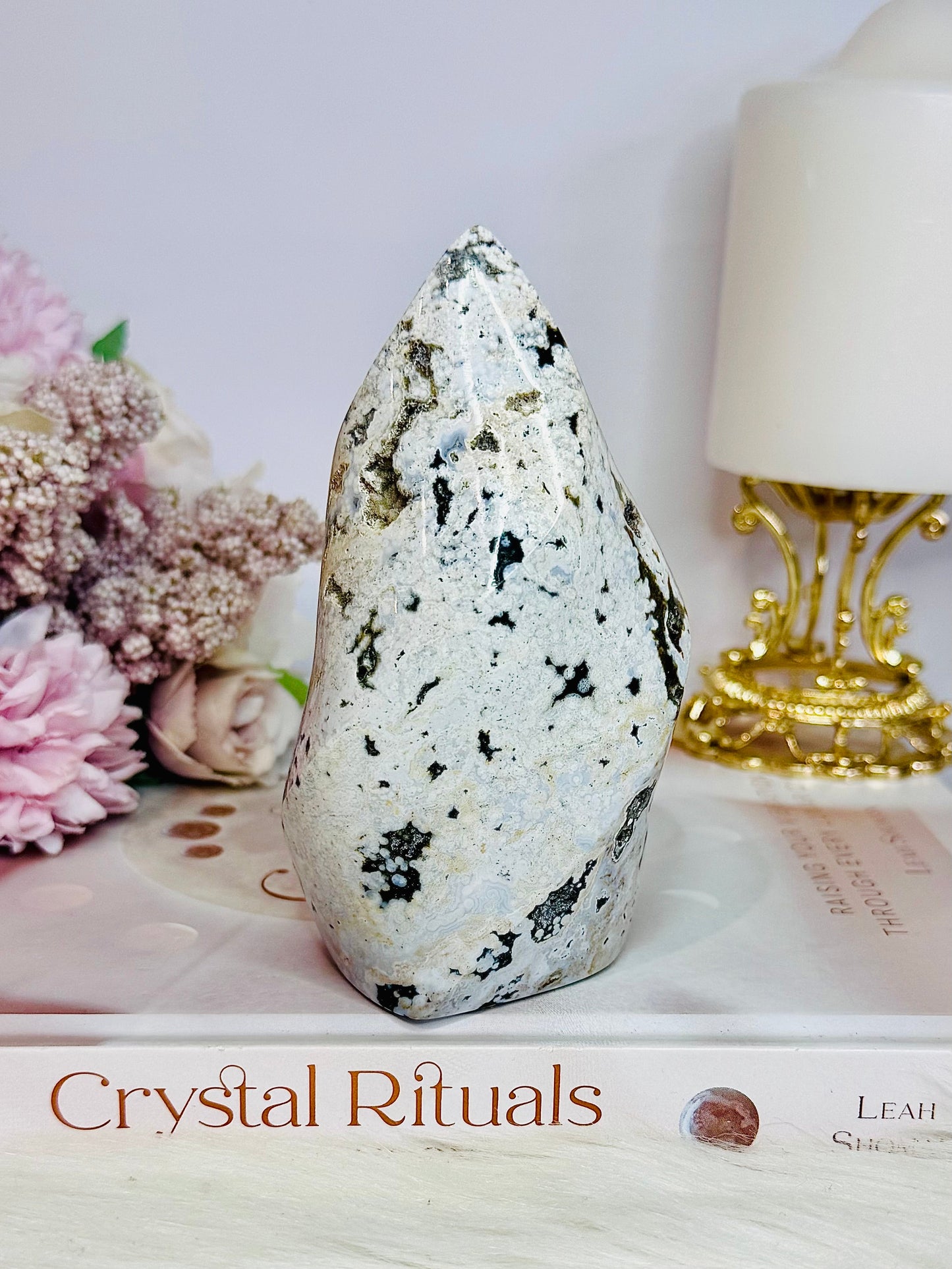 Chunky Ocean Jasper Flame 11cm