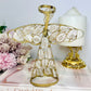Large 16cm Rose Quartz Gold Angel with Vera Cruz