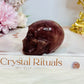 Strawberry Quartz Carved Skull 5.5cm