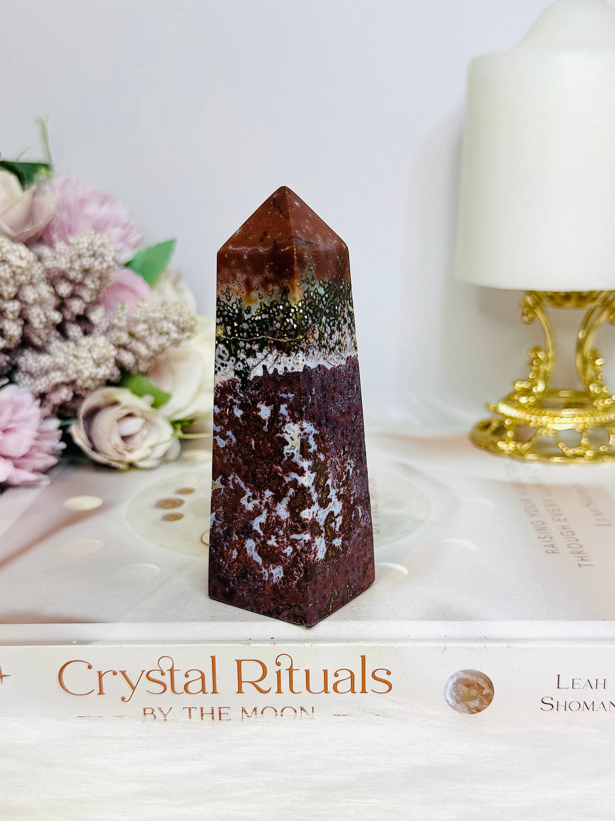 Ocean Jasper Tower | Obelisk 10cm
