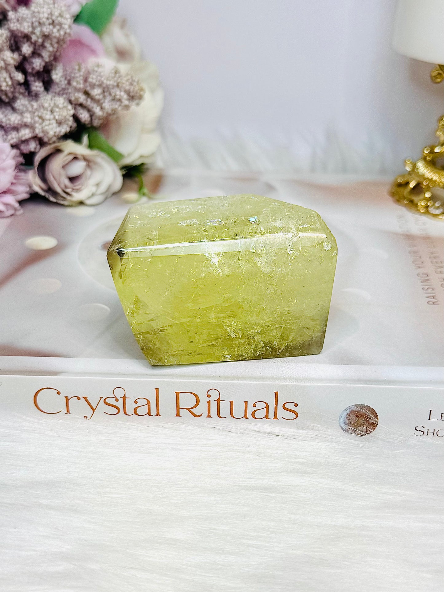 Citrine Freeforms with Rainbows 7cm 162g