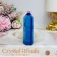 Blue Opalite (synthetic) Tower 8cm