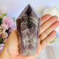 Sacred Rare Stone ~ Divine Large Chunky Super Seven Carved Tower From Brazil 12cm 391grams