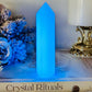 💰💰 DOUBLE DEAL 💰💰 Set of 2 Blue (when lit up) Synthetic Luminous Tower 10cm