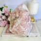 Huge Raw Natural Rose Quartz Specimen | Freeform 2.2KG 14cm