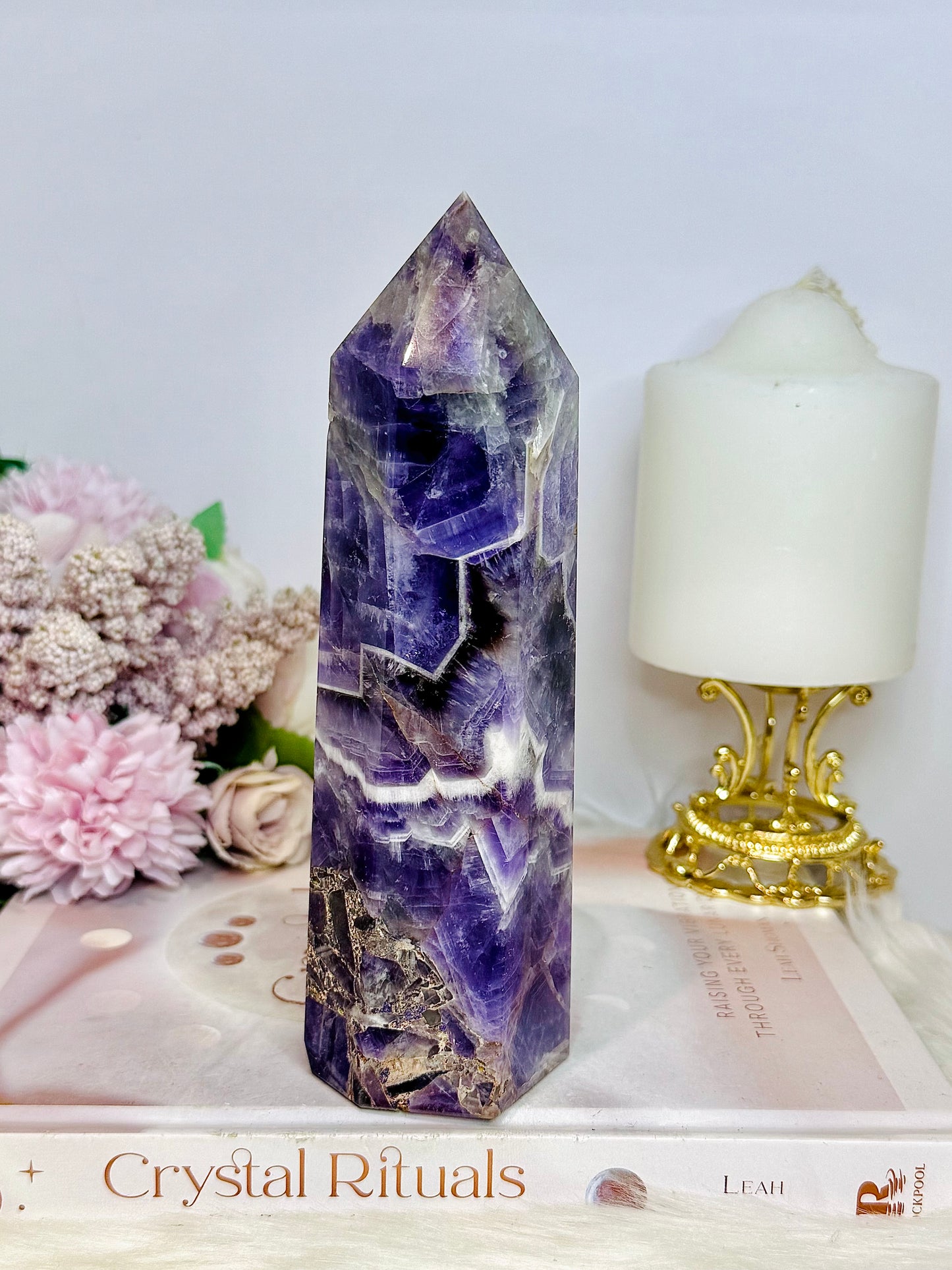 Large Dream | Chevron Amethyst Chunky Tower | Generator 17cm 612g