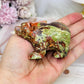 Money Agate Carved Bear 8cm