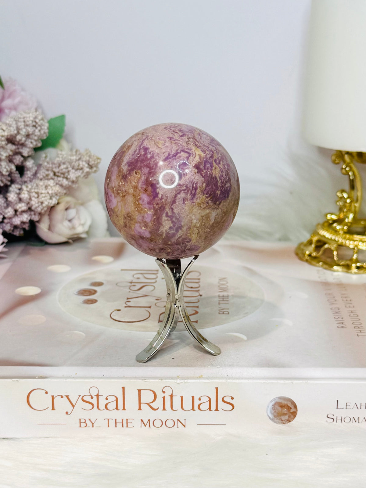 Phosphosiderite Sphere On Stand 187g