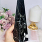 Large Black Onyx Tower 19.5cm