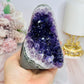 High Grade Deep Purple Amethyst Base Cut Cluster 11cm 632g