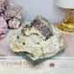 ✨ A Collectors Piece ✨ Natural Cubed Fluorite On Matrix Specimen From Mexico 703grams ~ Specimen is on Glass Stand
