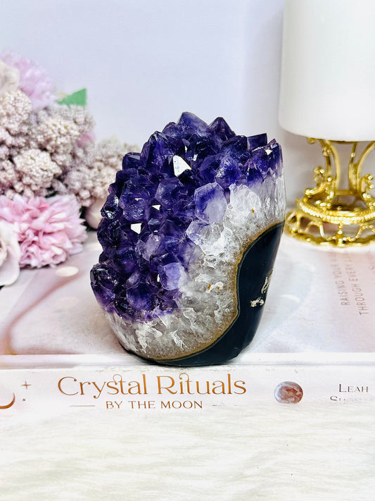High Grade Amethyst Base Cut Cluster 10cm 695g