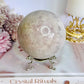 Stunning Large Natural Druzy Pink Amethyst Sphere On Stand 601grams