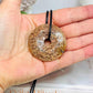 Large Jasper Donut Necklace
