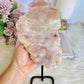 Large Pink Amethyst Natural Slab On Stand 24cm