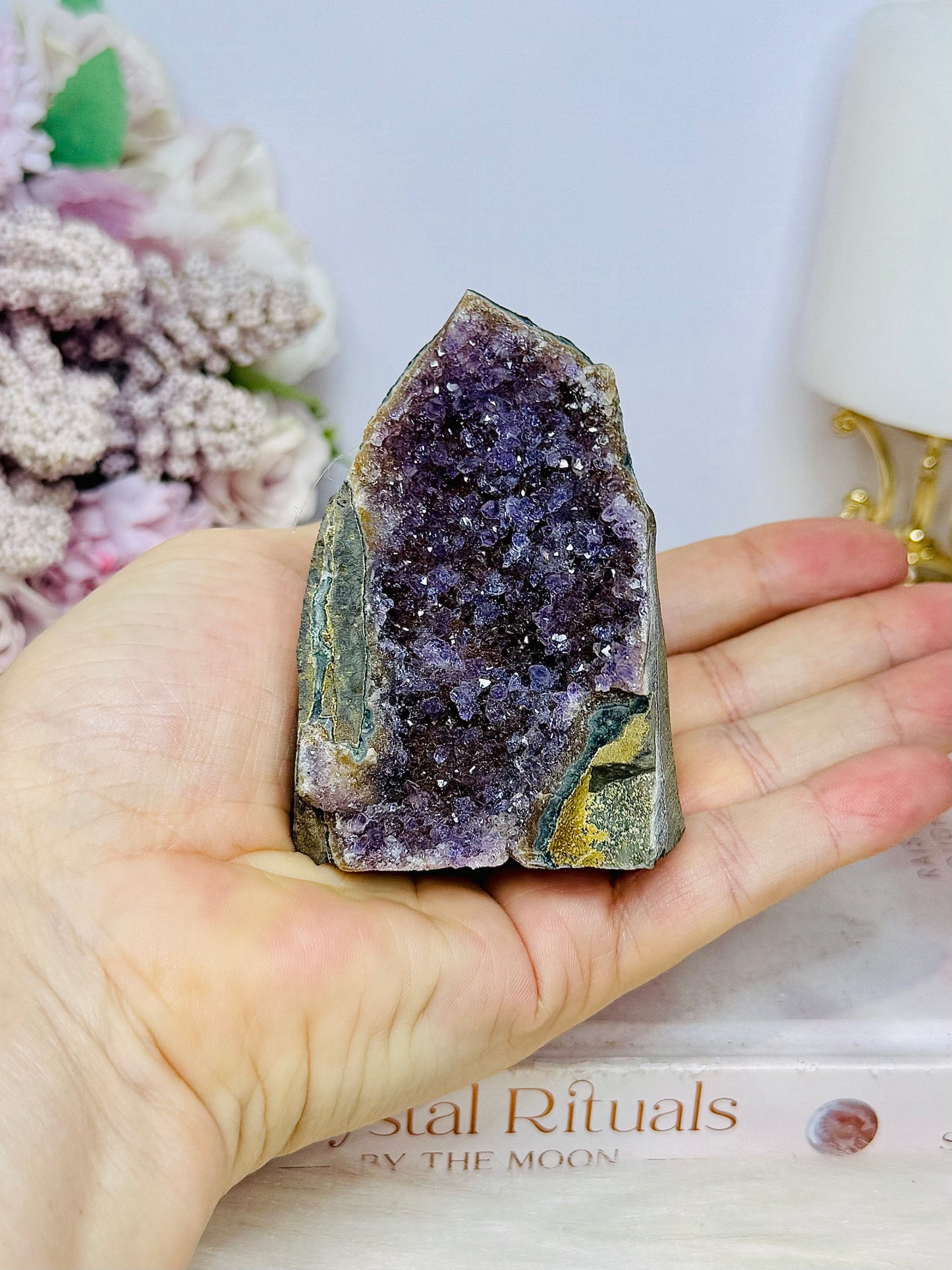 Amethyst Base Cut Cluster 7.5cm