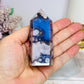 High Grade Chunky Blue Flower Agate Tower 8.5cm