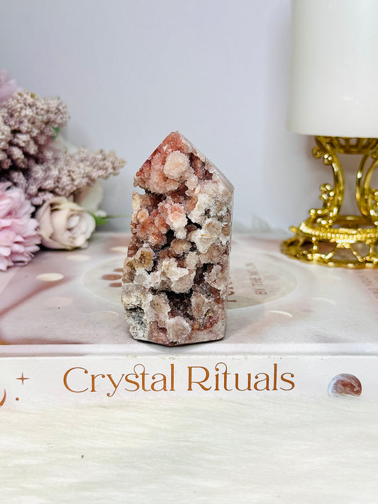 Druzy Pink Amethyst Tower 7.5cm