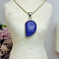 Purple Charoite Sterling Silver 925 Pendant on Chain In Gift Bag